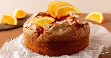 bolo de laranja fofinho