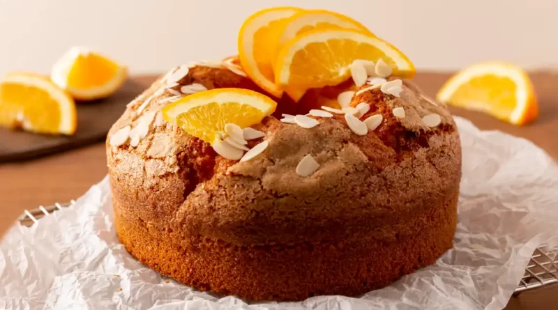 bolo de laranja fofinho